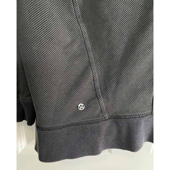 Lululemon Mula Bundle Wrap Black Asymmetrical Jacket Full Zip Moto Womens 6 or 8 - Picture 8 of 8